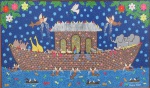 Ernane Cortat, Arca de Noé, AST, 60x100 cm, com baguete