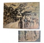 Newman Schutze OST, 130x180 cm, emoldurada