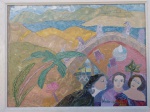 Nadir da Costa, 3 Mulheres, ASCD, 28x39 cm, emoldurada