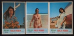 cinema nacional - Pureza Proibida - conjunto de 3 lobby cards - de Alfredo Sternhein - com Rossana Ghessa - em bom estado de conservação - (33x23,5)cm.