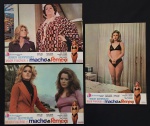 cinema nacional - Macho e Fêmea - conjunto de 3 lobby cards -  com Vera Fischer - em bom estado de conservação - (29x21,5)cm.