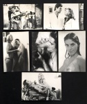 cinema nacional -  conjunto de 6 fotos still de diversos filmes - com Helena Ramos, Monique Lafond e Alvamar Taddei - em ótimo estado de conservação - com identificação no verso - média de (18,5x12)cm.