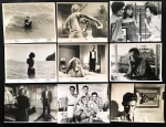 cinema nacional - conjunto 9 fotos still de diversos filmes brasileiros - anos 60/70 - em ótimo estado de conservação -  alguns com identificação no verso - média de (18,5x24)cm.