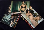 cinema nacional - Aqui, Tarados! - conjunto de 3 lobby cards - com Zaira Bueno - em bom estado de conservação  - (26,5x33)cm.