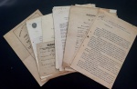 documentos - lote de documento de Louis Otto Scheyer Consul do Brasil em Nuremberg - década de 20 - a maioria em português e alguns em alemão - em bom estado de conservação com marcas do tempo.