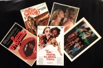 cinema nacional - Pornochanchada - conjunto de 5 press releases de diversos filmes nacional - bem conservados - média (32X22)cm