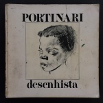 livro - Portinari desenhista - Ralph Camargo - Museu Nacional de Belas Artes - 1977 - 264 p. - brochura com marcas dotempo na capa e lombada - miolo amarelado - (21X21) cm.
