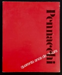 livro - Pennacchi: 40 anos de pintura - vários autores -  Centro de Artes Novo Mundo - 1973 - 86 p. - brochura com marcas do tempo na capa e miolo - folhas soltas - (26,5X22) cm. 