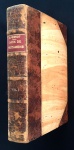 livro - Choix de Testamens Anciens et Modernes - G. Peignot - Tome Premier - Renouard Libraire - 1829 - idioma fraancês - 431 p. - encadrnação antiga com cantos e dorso em couro - lombada com marcas do tempo - miolo com pontos amarelados - algumas folhas soltas - (22x14)cm.