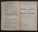 livro - Insufficiencia e Deficiencia dos Grandes Diccionarios Portuguezes - Affonso de F. Taunay - Arrault - 1928 - 159 p. - brochura sem as capas - miolo amrelado - (19x12)cm.