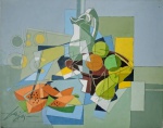 Henri Carriéres, Natureza Morta, óleo sobre tela, 40x50cm, sem moldura