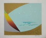 Toyota, Ondas, gravura, tiragem 45/200, 2009, 21x26cm, sem moldura, necessita de pequena limpeza