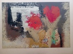 Virgínia de Miranda, Composição, gravura, PA, 55x73cm, necessita de limpeza, sem moldura