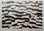 José Sabóia, Torcedores, gravura, tiragem 2/100, 48x66cm, sem moldura