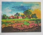 Soriano, Paisagem, gravura, tiragem 79/100, 48x70cm, sem moldura