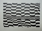Kleber Ventura, Bandeira, gravura 8/35, 35x50cm, sem moldura