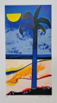 Aldemir Martins, Coqueiro, gravura, PI, Edição Póstuma, 61x34cm, sem moldura