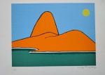 Carlos Furtado, Pão de Açúcar, gravura, tiragem 48/50, 26x35cm, sem moldura