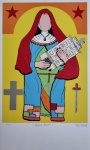 Gejo, "Sta Rita", gravura 21/120, 50x29cm, 2009, sem moldura