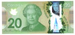 Cédula Canada - 20 Dolares 2012 - P-108 Sob/Fe Polimero - Série: Fronteiras.