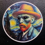 Rara - Estojo Com Moeda 1000 Francos, Camarões 2025 1 OZ Prata 0,999 - 31,1 - 32 - Edição Comemorativa Estranhos Entre Nós De Vincent van Gogh - Com Certificado.