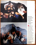 Reportagem Vintage Xuxa Meneghel + Editorial de Moda Jeans/Black-Tie  Revista Manchete (Anos 1980)