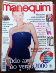 SÓ CAPA MARCAS DO TEMPO Revista Manequim Nº 481 Janeiro 2000  Capa Xuxa Meneghel 