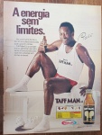 Propaganda Vintage Pelé Taff Man-E Yakult Anos 80/90  Modelo Vestiário Rara