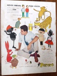 Propaganda Antiga Impressa - Lançamento da Revista Pererê de Ziraldo - Ano 1960Descrição: Raríssima e histórica página de publicidade original de época anunciando o lançamento de "Pererê", a primeira revista de histórias em quadrinhos inteiramente colorida e feita no Brasil por uma equipe nacional, liderada pelo mestre Ziraldo. O anúncio traz uma foto do jovem Ziraldo cercado por seus icônicos personagens da Turma do Pererê (Saci, Geraldinho, Moacir, Tininim, Galileu, entre outros), sob o título "Novos Amigos para Vocês!". Item autêntico retirado de revista de época (outubro de 1960), altamente colecionável, indispensável para colecionadores de quadrinhos, historiadores e entusiastas das artes gráficas brasileiras. Perfeito para enquadramento decorativo. Produto em papel (não é cópia ou reprodução).