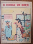 Página Original de Charge Vintage - O Amigo da Onça (Péricles) - Ano 1949Descrição:Rara e histórica página avulsa original contendo a célebre charge "O Amigo da Onça", criada pelo icônico cartunista Péricles de Andrade Maranhão. Publicada originalmente na Revista O Cruzeiro em 8 de janeiro de 1949, esta peça traz o personagem em um cenário de botequim, esbanjando seu clássico humor irônico e satírico. Item autêntico e genuíno da década de 1940, ideal para colecionadores de quadrinhos nacionais, historiadores da imprensa brasileira ou para projetos de enquadramento decorativo retrô.