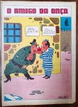 Página Original de Charge Vintage - O Amigo da Onça (Péricles) - Temática Presídio / DisfarceDescrição: Rara e divertidíssima página avulsa original contendo a célebre charge "O Amigo da Onça", criada pelo genial cartunista Péricles de Andrade Maranhão. A cena dá continuidade à temática carcerária com um humor inteligente e irônico de época. Nela, o protagonista (vestido de presidiário) cochicha com um guarda na muralha sugerindo uma fuga: "- Escuta! Vamos fugir? Eu sou um prêso disfarçado de guarda...", ao que o guarda responde revelando a ironia: "- Chiii... Não podemos. Eu sou um guarda disfarçado em prêso!". Item autêntico e genuíno da era de ouro da Revista O Cruzeiro, indispensável para colecionadores de quadrinhos nacionais, entusiastas do humor gráfico retrô ou para projetos de enquadramento decorativo vintage. Produto em papel (não é cópia ou reprodução).