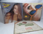 Disco de Vinil LP - Conjunto com 3 LPs, incluindo a novela Sol de Verão e LPs de intérpretes diversos, em bom estado.