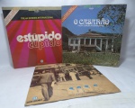 Disco de Vinil LP - Conjunto com 3 LPs, das novelas Estúpido Cupido, O Casarão e Locomotivas, em bom estado.