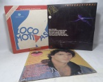Disco de Vinil LP - Conjunto com 3 LPs, incluindo a novela Locomotivas e LPs de intérpretes diversos, em bom estado.