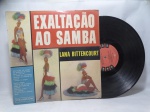 Disco de Vinil LP - `Exaltação ao Samba`, com Lana Bittencourt, em bom estado.