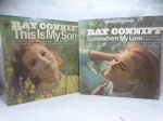 Disco de Vinil LP - Conjunto com 2 álbuns de `Ray Conniff` - `This Is My Song` e `Somewhere My Love`, em bom estado.