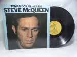 Disco de Vinil LP - `Temas dos Filmes de Steve McQueen`, com Vários intérpretes, em bom estado.