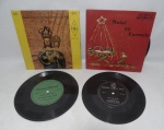 Compacto Vinil - Conjunto com 4 compactos de música católica, em bom estado.