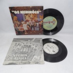 Compacto Vinil - Conjunto com 2 compactos, em bom estado.