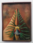 J.M TORRACA-73 ,OLEO SOBRE EUCATEX .MEDIDAS: 60 CM  X 44 CM . ( NO ESTADO )