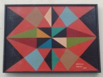 ANTONIO MALUF - GEOMÉTRICO"  OST DATADO 53 ASSINADO CID - MEDIDAS: 25 CM X 34 CM
