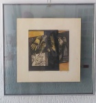 GICELDA VAN DER LIDEN , IPANEMA SERIGRAFIA -PA ( PROVA DO ARTISTA ) DADATO 69 .. MEDIDAS: 46 CM X 46 CM .