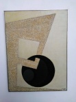 MARYCHA - CONCRETO , TÉCNICA MISTA SOBRE TELA ASSINADO E DATADO 1968 NO CID. MEDIDAS: 82 CM X 62 CM .