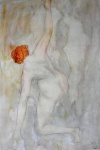 AUGUSTE RODIN-REPRODUÇÃO DE OBRA ERÓTICA  -  BELÍSSIMA PRANCHA IMPRESSA EM 1967 NA ITÁLIA PARA AS EDITIONS FLAMMARION. VERSO REFORÇADA EM ACRÍLICO PRETO COLADA SOBRE CANSON 180 GRS. MEDIDAS: 23 CM X 16 CM. ITEM COM GRANDE EFEITO DECORATIVO