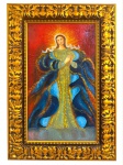 H.Leotério. N.Sra da Conceição. Mede: 49x29cm e total: 68x 48cm.