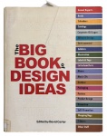 Livro The Big Book of Design Ideas, editado por David Carter, reunindo centenas de projetos de design gráfico, identidade visual, editorial, embalagens, cartazes, catálogos e comunicação corporativa. Edição ilustrada em capa dura, ricamente ilustrada em cores, referência para designers, publicitários e colecionadores de livros de artes gráficas. Exemplar com sinais de uso e desgastes na sobrecapa, conforme fotografias. Mede 30cm x 23cm.
