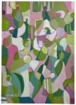 CLAUDIO FACIOLLI - (São Paulo 1955 ) - Obra em acrílica sobre tela, de estilo contemporâneo, intitulada "Mangueira", assinada no canto inferior esquerdo e verso, localizada Rio de Janeiro e datada. Mede 70 x 50cm. Acompanha certificado de autenticidade cedido pelo próprio artista.