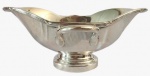 FRACALANZA- Molheira em metal espessurado a prata. Obs: com mínimo desgaste interno. Medidas: Altura 10 cm, Largura 15 cm e Comprimento 20 cm. Valor: 50,00