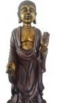 Escultura em resina  pintada artesanalmente representando um Deus. Medidas: Altura 42 cm e Diâmetro 15 cm. 