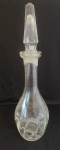 Licoreira em vidro. Medida: altura 40 cm diâmetro 12 cm
